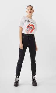 Stradivarius Футболка The Rolling Stones Женская Коллекция Белый M