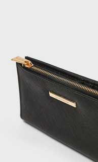 Stradivarius Базовый Кошелек С Тиснением Женская Коллекция Черный 103
