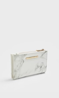 Stradivarius Базовый Кошелек С Эффектом Мрамора Женская Коллекция Белый 103