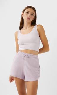 Stradivarius Укороченный Топ На Бретелях Женская Коллекция Multicolor S