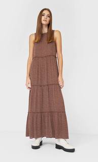 Stradivarius Платье С Принтом Женская Коллекция Multicolor Xl