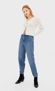 Stradivarius Базовый Кардиган Женская Коллекция Цвет Небеленого Полотна L