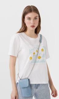 Stradivarius Сумка Для Смартфона С Плечевым Ремнем Женская Коллекция Небесно-Голубой 103