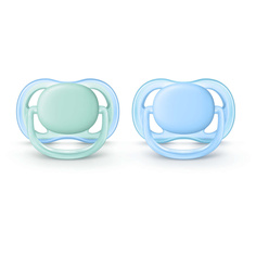 Пустышка Philips Avent серии Ultra Air 0-6 мес., 2 шт. для мальчиков