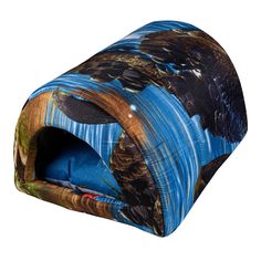 Домик для кошек и собак Xody Тоннель №1, эконом, белый, красный, 50x36x30см