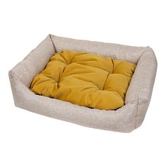 Лежак для собак и кошек Xody Люкс №3, флок, OLIVE, 70х60х19 см