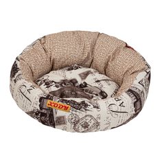 Лежак для собак и кошек Xody Подиум, флок, Лондон, 50х50х15 см