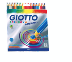 Giotto Набор деревянных карандашей GIOTTO Stilnovo Acquarell с акварельным грифелем