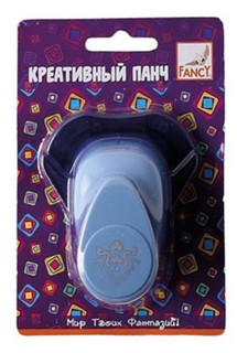 Панч креативный РОМАНТИКА, угловой, d=25мм, блистер с европодвесом Fancy Creative