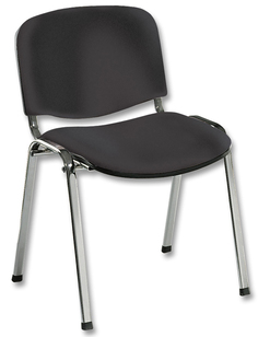 Стул EasyChair Rio черный (ткань/хром) С-11/ТК-1