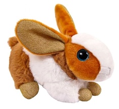 Мягкая игрушка Abtoys Кролик коричневый, 15см