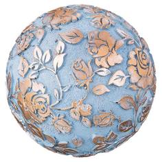 Фигурка декоративная Lefard, Шар, 10 см, золотые розы