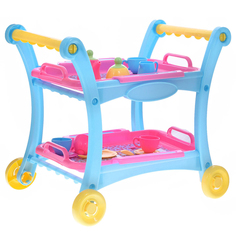 Чайный набор с голубой тележкой HTI 1680378.00_sma