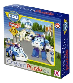 Пазл Origami Robocar 64 Элемента