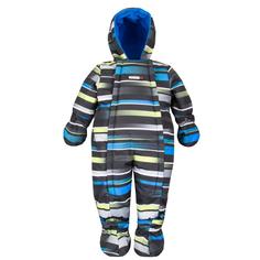 Комбинезон Gusti черная/голубая/салатовая полоса р.74