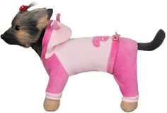 Комбинезон для собак DOGMODA велюровый "Зайка"-3 28см