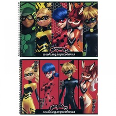 Набор альбомов для рисования ACTION! LADYBUG, 40 л., вд-лак, 2 дизайна,2 шт.в уп.