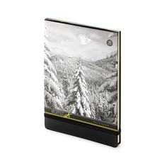 Блокнот MEGAPOLIS ART, ПРИРОДА, на резинке, вертикальный, ф. А5, 4 вида Альт