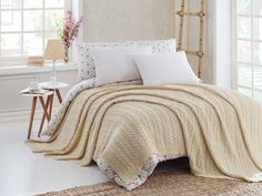 Плед DOnCO dnc571859 Dante 160x220 см, бежевый