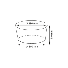 Плетеная корзина с крышкой, Wasserkraft Donau WB-530-M