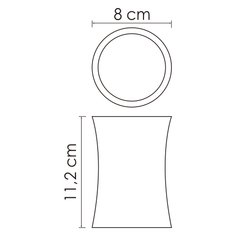Стакан для зубных щеток, Wasserkraft Salm K-7628