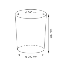 Плетеная корзина для белья с крышкой, Wasserkraft Main WB-410-S