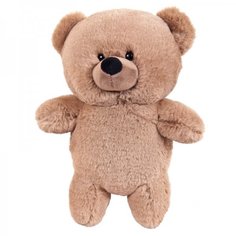 Мягкая игрушка Abtoys Флэтси. Медведь коричневый серый, 27см