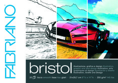 Альбом для зарисовок "Bristol", А3, 20 листов Fabriano