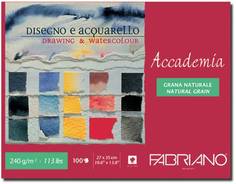 Альбом для зарисовок "Accademia", 35x27 см, 100 листов, 240 г/м2 Fabriano