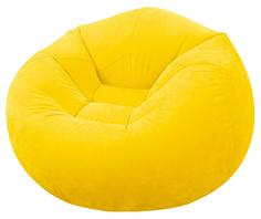 Надувное кресло Intex 68569-желт beanless bag chair 107 х 104 х 69 см
