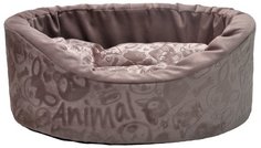Лежак для животных Homepet, велюр ( розовый), 49x43x17 см