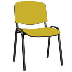 Офисный стул Изо black плюс/Ткань сетка желтая Мирэй Групп