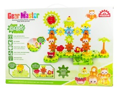 Шарнирный конструктор Наша игрушка Зоосад, 79 деталей