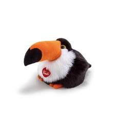 Мягкая игрушка Trudi Тукан-пушистик, 17x14x26 см