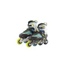 Раздвижные роликовые коньки Atemi AJIS-1603 синие, размер 31-34