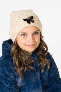 Шапка для девочек Boboli, цв. бежевый р.XL/56