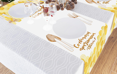 Скатерть Сирень Пасха 140x40 см