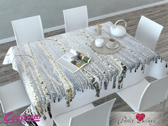 Скатерть прямоугольная Сирень srn161929 145x120