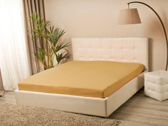 Простыня на резинке Kupu-Kupu (Россия) Melange 90x200 см желтый
