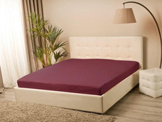 Простыня на резинке Kupu-Kupu (Россия) Melange 90x200 см красный