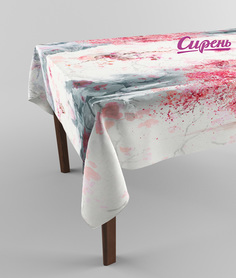 Скатерть прямоугольная Сирень srn215261 145x120