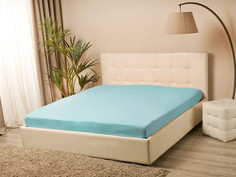 Простыня на резинке Kupu-Kupu (Россия) Violett 90x200 см голубой