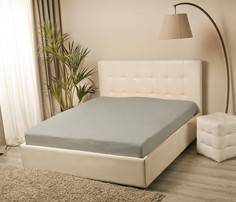 Простыня на резинке Kupu-Kupu (Россия) Violett 90x200 см серый