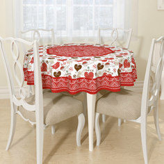 Скатерть круглая Сирень srn650742 145x145