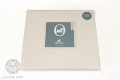 Простыня на резинке Bovi (Португалия) Вензель 140x200 см бежевый