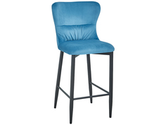 Барный стул Лилиан MC151C VELVET HLR-59 Темно-бирюзовый, велюр Stool Group
