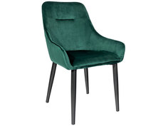 Стул Диана MC101-2+MC101-2 LEGS HLR-56 Изумрудный, велюр/Черный матовый Stool Group