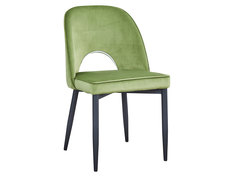 Стул Молли MC99 VELVET HLR-29 HLR-54 Травяной, велюр/Черный матовый Stool Group