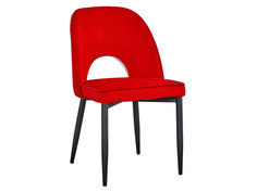 Стул Молли MC99 VELVET HLR-29 HLR-37 Красный, велюр/Черный матовый Stool Group