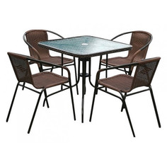 Набор уличный Асоль-3 TLH-037AR2/070SR-70х70 R-05 Cappuccino Afina